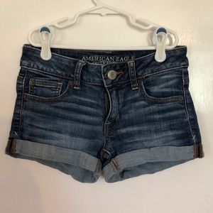 Denim shorts